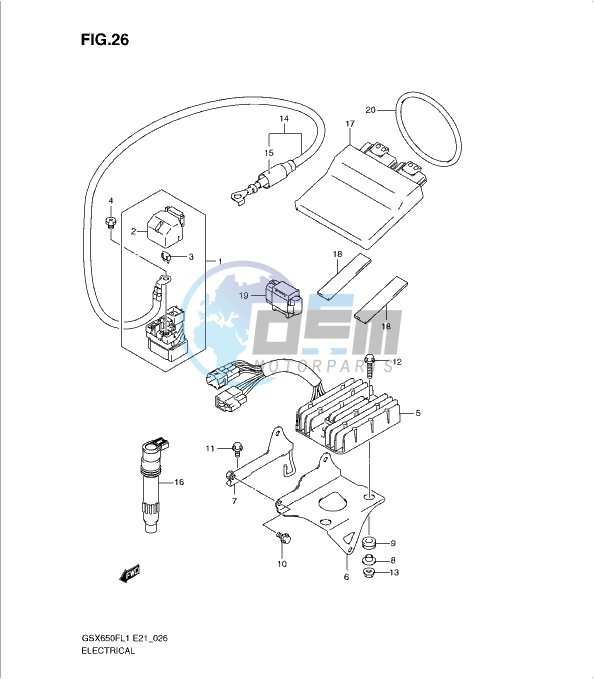 ELECTRICAL (GSX650FL1 E21)