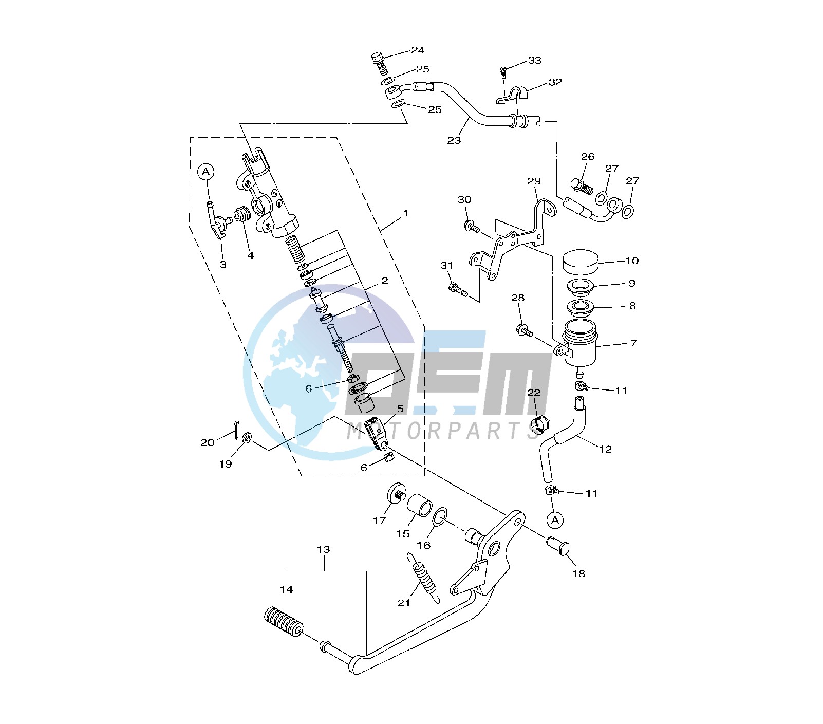 REAR MASTER CYLINDER