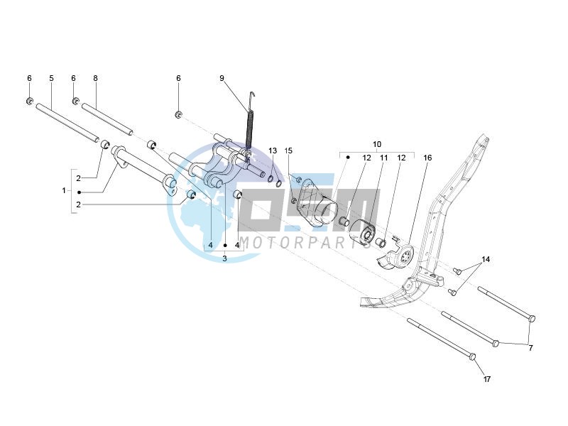 Swinging arm