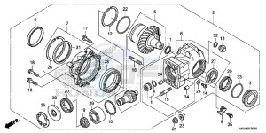 VFR1200XDLE CrossTourer ED drawing FINAL DRIVEN GEAR