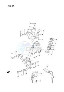 TS185ER (E24) drawing STEERING STEM