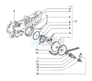 Runner 180 FXR 2t drawing Driving pulley