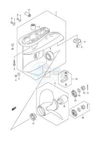 DF 50A drawing Gear Case