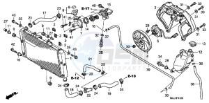 CBF1000FB drawing RADIATOR