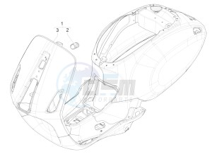 SPRINT 150 4T 3V IE NOABS E3 (APAC) drawing Frame/bodywork