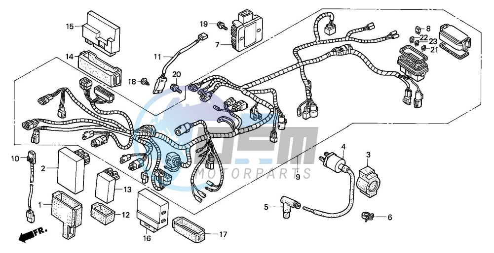 WIRE HARNESS (TRX450FE)