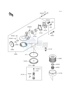 ZR 550 B [ZEPHYR] (B1-B4) [ZEPHYR] drawing OIL PUMP