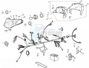 ATLANTIS CITY - 50 cc VTHAL1AE2 Euro 2 2T AC ESP drawing Electrical system (Positions)