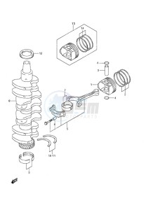 DF 90A drawing Crankshaft