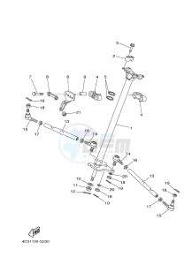 YFM250R YFM25RB RAPTOR 250 (1BTG 1BTH 1BTJ) drawing STEERING