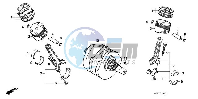 CRANKSHAFT/PISTON