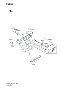 VZ1600 (E2) drawing TAILLIGHT