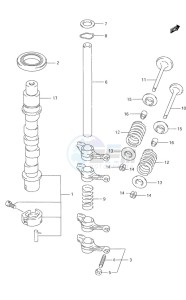 DF 9.9 drawing Camshaft