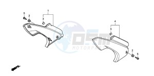 CBF600SA drawing SIDE COVER (CBF600S8/SA8/N8/NA8)