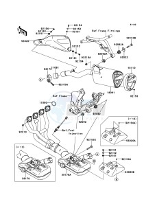 VERSYS_1000 KLZ1000ACF FR GB XX (EU ME A(FRICA) drawing Muffler(s)