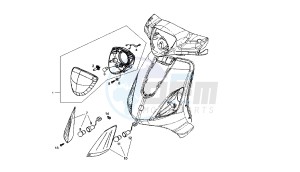 BOULEVARD - 50 CC 4T EU2 25 KM/H drawing HEADLIGHT