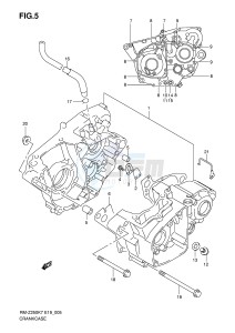 RM-Z250 (E19) drawing CRANKCASE