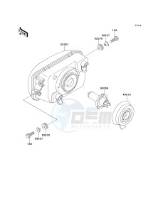 EX 250 F [NINJA 250R] (6F-7F) F7F drawing HEADLIGHT-- S- -