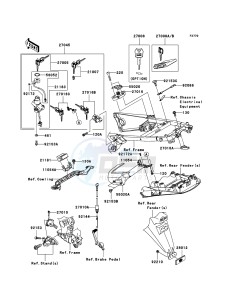 ZZR1400 ABS ZX1400B7F FR GB XX (EU ME A(FRICA) drawing Ignition Switch