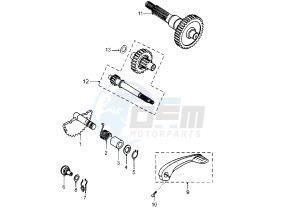 VIVACITY - 50 cc drawing STARTER