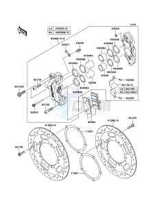 VN1700_CLASSIC_TOURER_ABS VN1700DEF GB XX (EU ME A(FRICA) drawing Front Brake