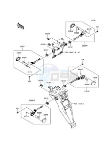 KLX250 KLX250SHF XX (EU ME A(FRICA) drawing Turn Signals