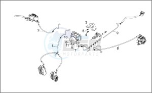 NA Mana 850 drawing Abs brake system