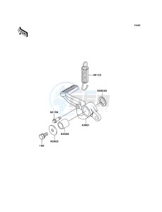 NINJA ZX-12R ZX1200B6F FR GB XX (EU ME A(FRICA) drawing Brake Pedal