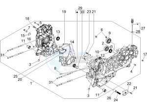 Granturismo 125 L Potenziato drawing Crankcase