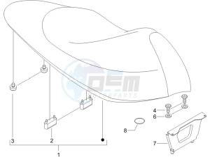 Runner 50 SP (UK) UK drawing Saddle seats - Tool roll