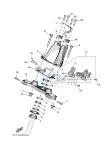 XP530E XP530E-A TMAX ABS (BV12) drawing STEERING