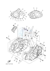 YFM700R YFM70RSSH RAPTOR 700 SPECIAL EDITION 2 (B46B) drawing CRANKCASE