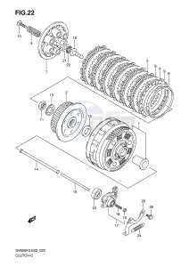 SV650 (E2) drawing CLUTCH