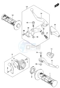 RM85L drawing HANDLE LEVER