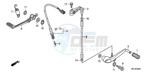 CBR1000RR9 UK - (E / MKH REP) drawing PEDAL