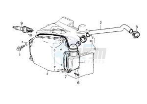 Beverly RST 125 drawing Cylinder head cover