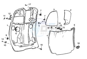 ET4 125-150 drawing Front glove compartment