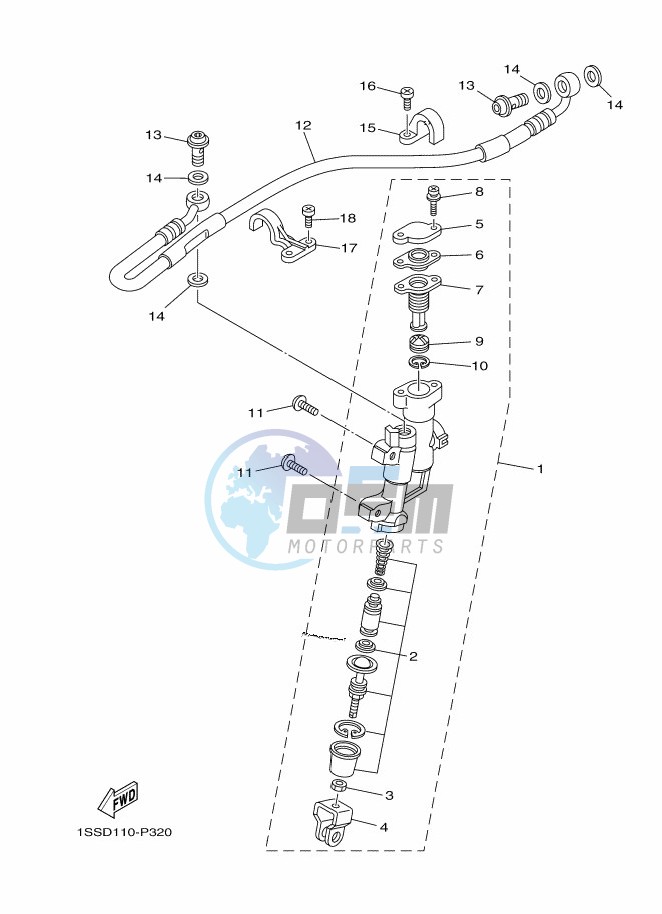 REAR MASTER CYLINDER