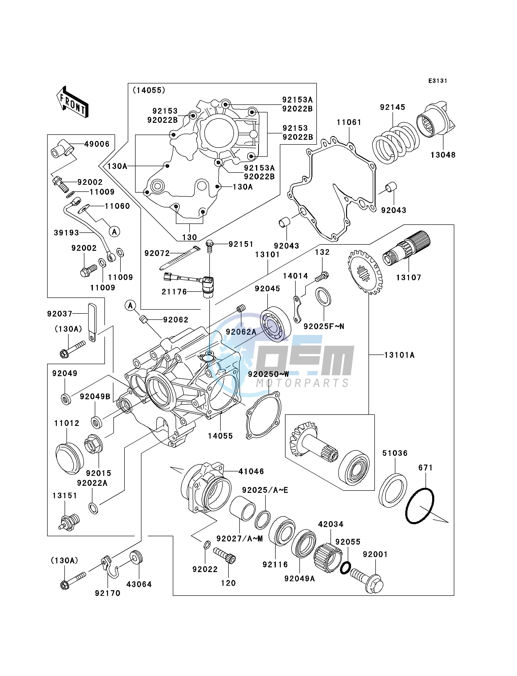 FRONT BEVEL GEAR