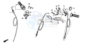 CR80RB drawing SWITCH/CABLE