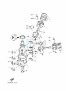 F250UA-Y12 drawing CRANKSHAFT--PISTON