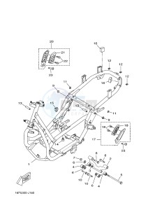 VP250 X-CITY (5B2C 5B2C 5B2C) drawing FRAME