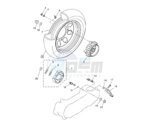 YN NEO'S EASY 50 drawing REAR WHEEL