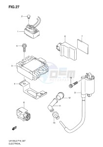 UH125G BURGMAN EU drawing ELECTRICAL