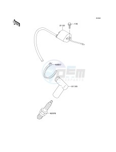 KX 80 W [KX80] (W1-W3) [KX80] drawing IGNITION SYSTEM