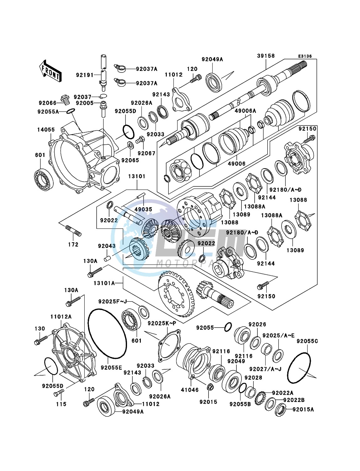 Drive Shaft-Front