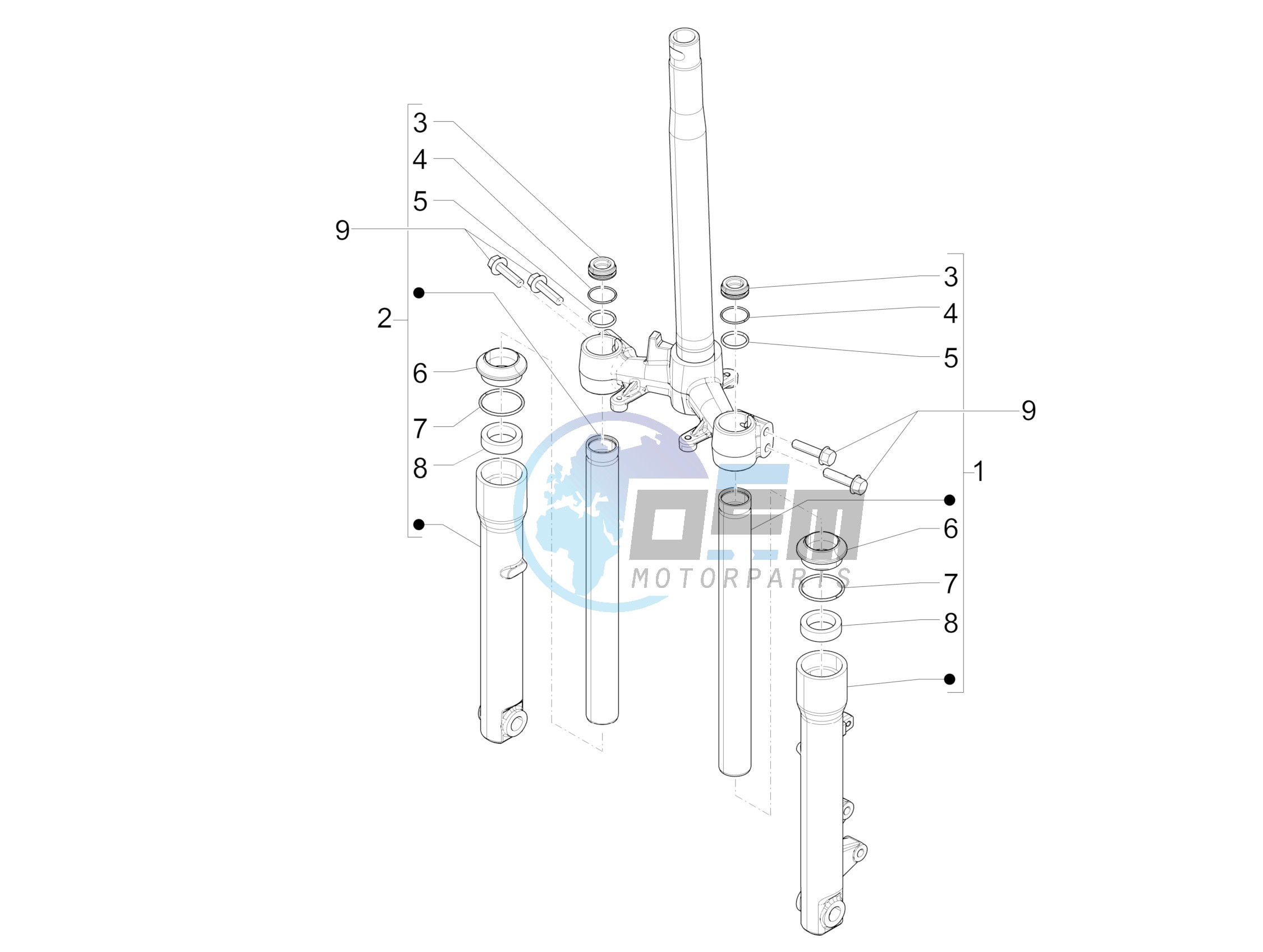 Fork's components (Wuxi Top)