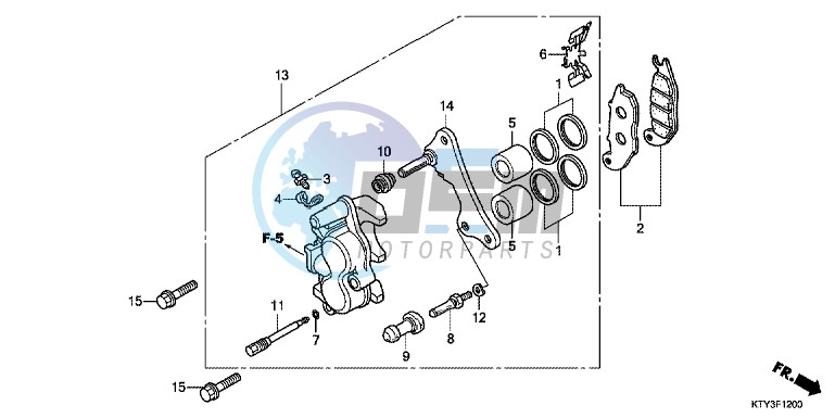 FRONT BRAKE CALIPER