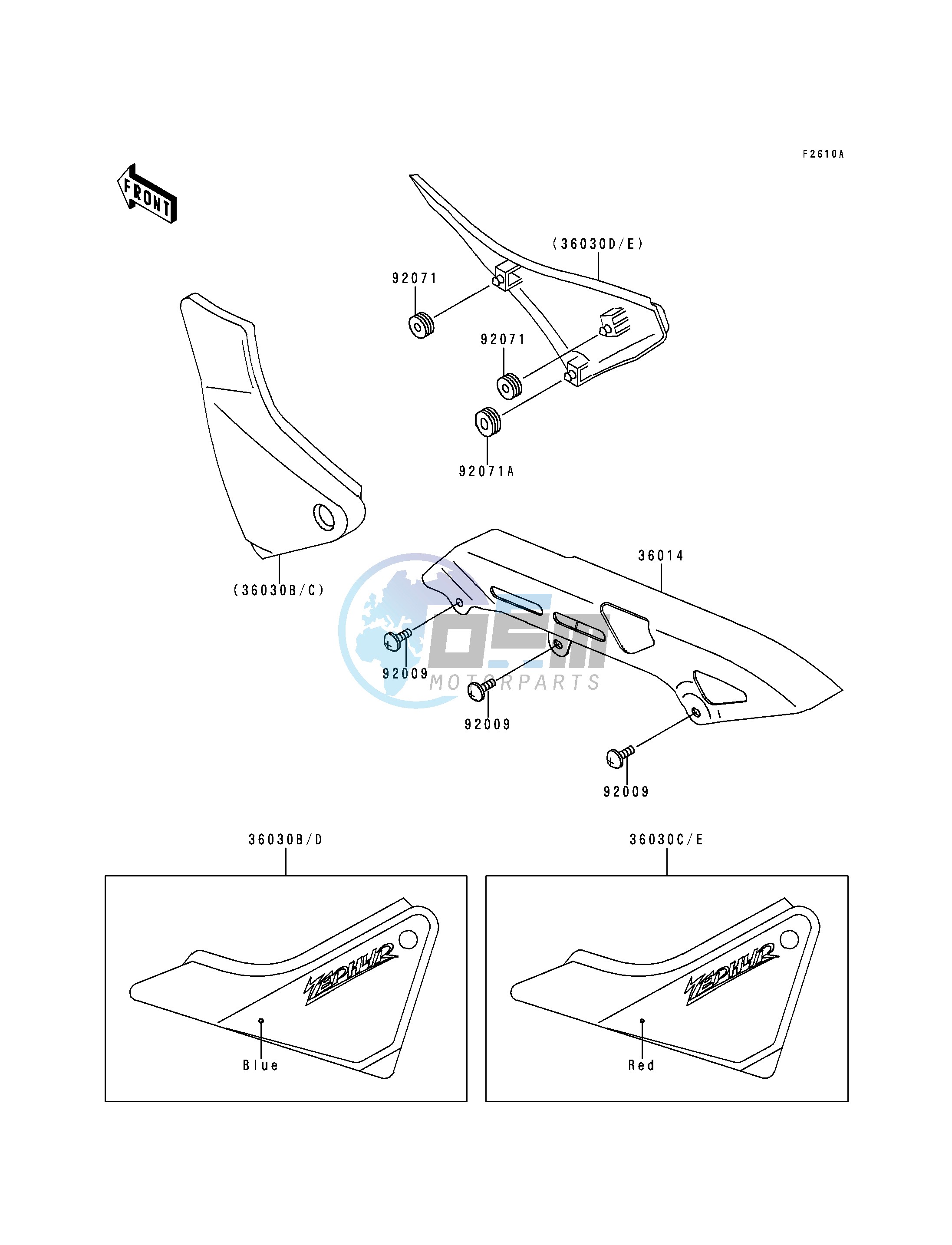 SIDE COVER_CHAIN CASE-- ZR550-B3- -