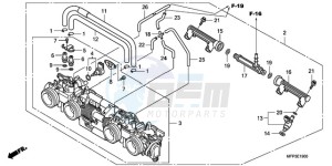 CB13009 SI / MME TWO - (SI / MME TWO) drawing THROTTLE BODY